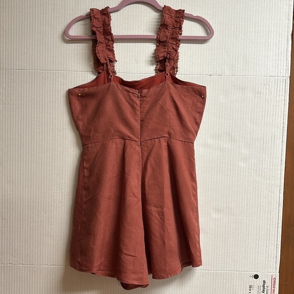 Karlie One Piece Short All's Looks Like Wrap Skirt Back Zipper Junior Size L - Picture 6 of 16